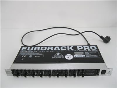 Universaler Line-Mixer "Behringer Eurorack Pro Line RX1602", - Special auction