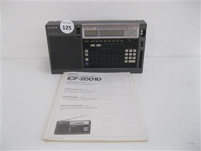 Weltempfänger "Sony ICF-2001D", - IT-Equipment