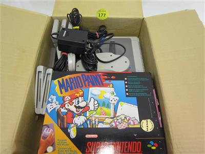 Konvolut Spielekonsole "Super Nintendo", - Special auction