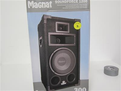 Lautsprecher "Magnat Box Soundforce 1200", - Postfundstücke
