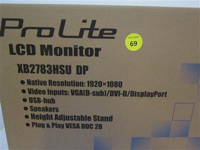 LCD-Monitor "ProLite XB2783HSU DP", - Postfundstücke