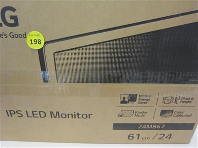 LED-Monitor "LG 24MB67", - Postfundstücke
