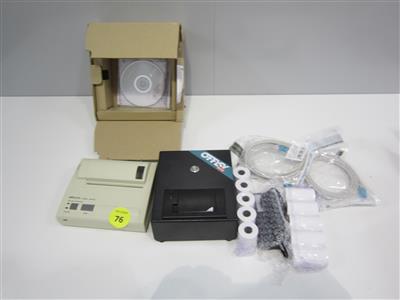 2 Thermo-Drucker "SII DPU-414-40B-W" und "Office Box", - Postfundstücke
