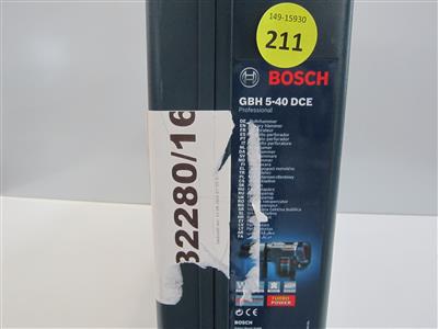 Bohrhammer "Bosch Professional GBH 5-40 DCE", - Postfundstücke