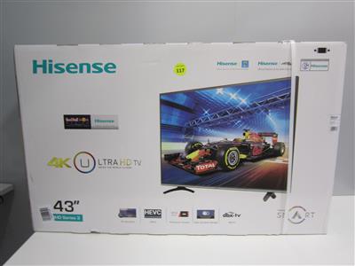 Fernseher "Hisense UHD Series 3 H43MEC3050", - Postfundstücke