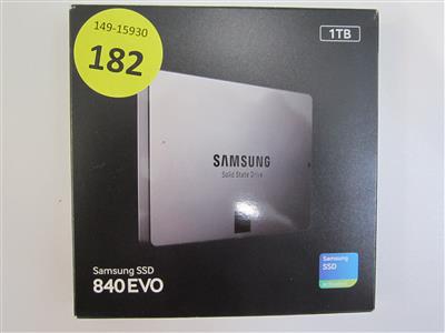 SSD-Festplatte "Samsung SSD 840 EVO", - Special auction