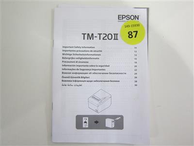 Thermo-Drucker "Epson TM-T20II", - Special auction