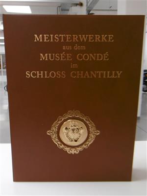 Sammleredition "Meisterwerke aus dem Musee Conde im Schloss Chantilly", - Postfundstücke