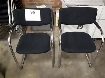 2x Sessel (Stoff), - EVN-Büromöbel