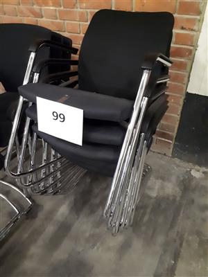 6x Sessel (Stoff), - EVN-Büromöbel