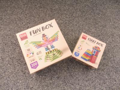 Konstruktionsspielzeug "bioblo Fun Box und Start Box", - Toys & Books