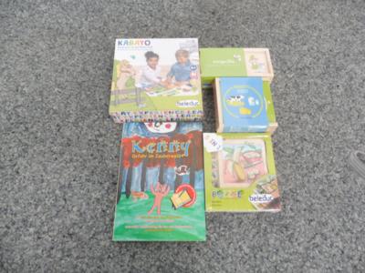 Konvolut Spielwaren, - Hračky a knihy