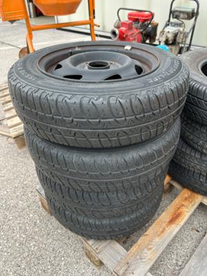 4 Sommerkompletträder "Semperit 155/70R13 75T", - Cars and vehicles