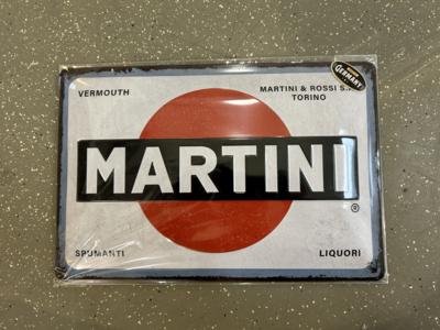 Werbeschild "Martini", - Baumaschinen und Technik