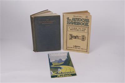 2 Bücher 1 Prospekt - Vintage Motor Vehicles and Automobilia