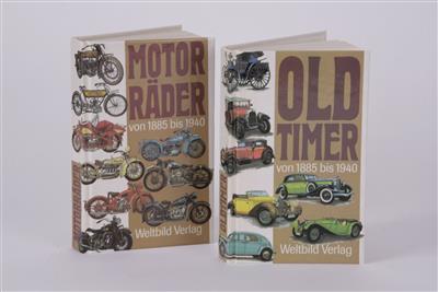 2 Oldtimer Bücher - Klassische Fahrzeuge und Automobilia