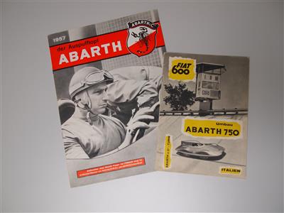 Abarth Prospekte - Klassische Fahrzeuge und Automobilia