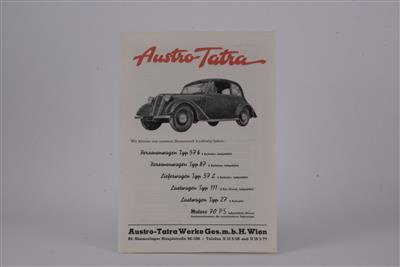 Austro Tatra - Vintage Motor Vehicles and Automobilia