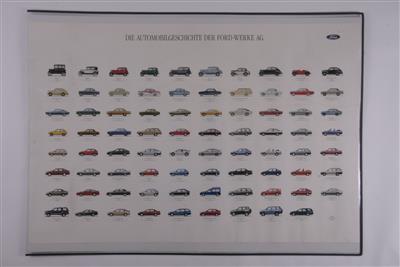 Ford Plakate (3 Stück) - Vintage Motor Vehicles and Automobilia