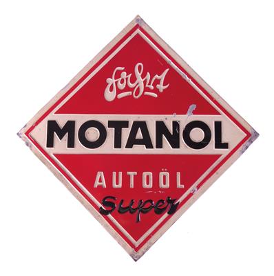 Metallschild "Motanol" - Automobilia
