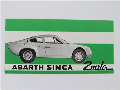 Abarth Simca 2mila - Vintage Motor Vehicles and Automobilia