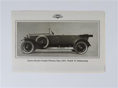 Austro Daimler - Vintage Motor Vehicles and Automobilia