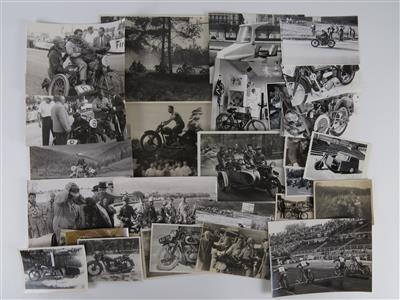 Konvolut "Motorradfotos" - Vintage Motor Vehicles and Automobilia