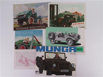 Konvolut Prospekte "Geländefahrzeuge" - Vintage Motor Vehicles and Automobilia