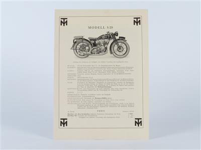MT Motorräder - Vintage Motor Vehicles and Automobilia