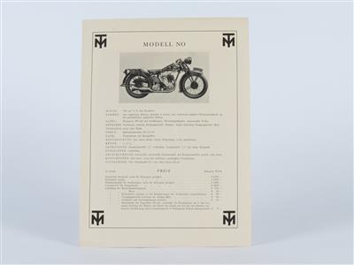 MT Motorräder - Vintage Motor Vehicles and Automobilia