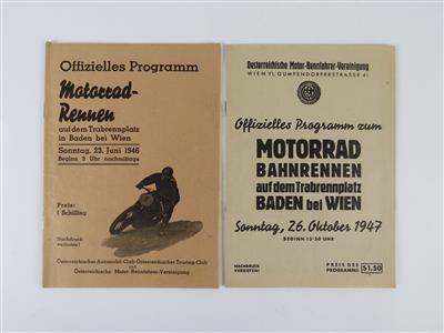 Rennprogramme "Baden" - Vintage Motor Vehicles and Automobilia