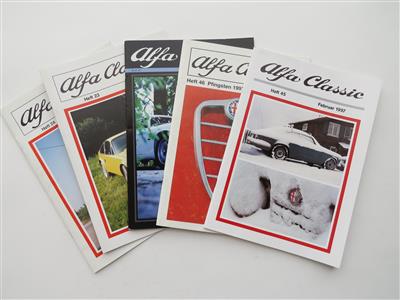 Zeitschriften "Alfa Romeo" - Historická motorová vozidla