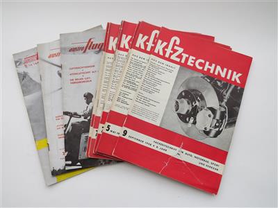 Zeitschriften der 50er bis 70er Jahre - Klassische Fahrzeuge und Automobilia