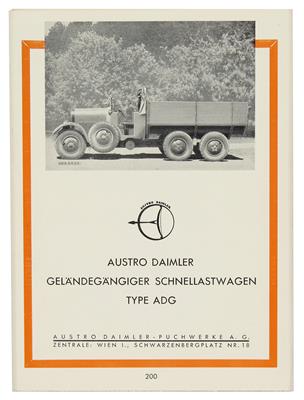 Austro Daimler "ADG" - Klassische Fahrzeuge und Automobilia
