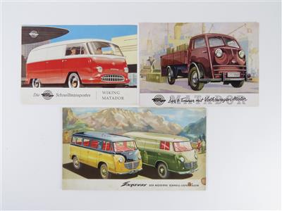 Konvolut "Lieferwagen" - Vintage Motor Vehicles and Automobilia
