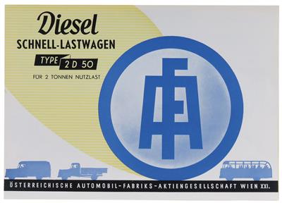 ÖAF "Diesel Schnell-Lastwagen" - Klassische Fahrzeuge und Automobilia