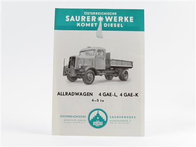 Österreichische Saurer-Werke - Klassische Fahrzeuge und Automobilia