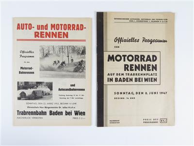 Rennprogramm "Baden 1947 und 1953" - Klassische Fahrzeuge und Automobilia