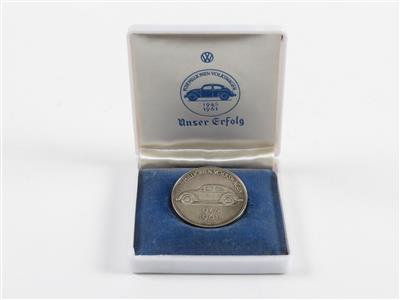 Silbermünze "FÜNF Millionen Volkswagen 1945-1961" - Klassische Fahrzeuge und Automobilia