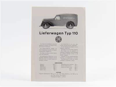 Steyr "Lieferwagen Typ 110" - Klassische Fahrzeuge und Automobilia
