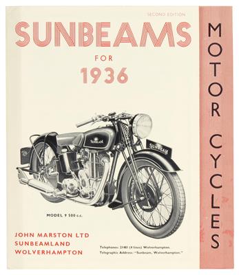 Sunbeam "Modellprogramm 1936" - Klassische Fahrzeuge und Automobilia