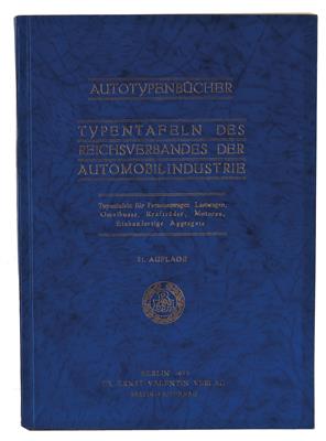 Autotypenbuch 1933 - Klassische Fahrzeuge und Automobilia