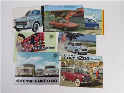 Fiat/Steyr-Fiat "Prospekte" - Klassische Fahrzeuge und Automobilia