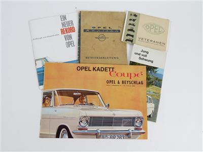 Opel "Betriebsanleitung  &  Prospekte" - Historická motorová vozidla