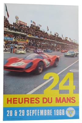Plakat "Le Mans 1968" - Historická motorová vozidla