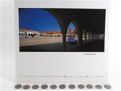 Porsche "Kalender" - Klassische Fahrzeuge und Automobilia