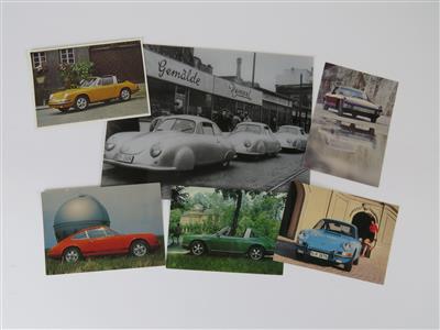 Porsche "Werkspostkarten" - Klassische Fahrzeuge und Automobilia