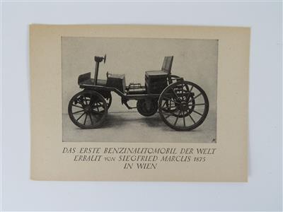 Postkarte mit Sonderstempel - Klassische Fahrzeuge und Automobilia