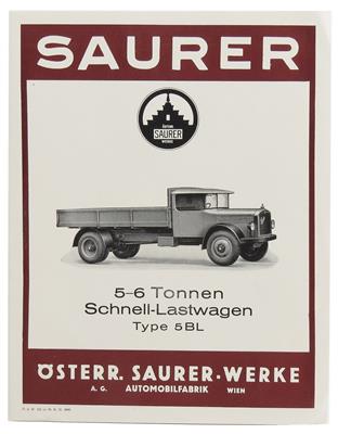 Saurer "Schnell-Lastwagen" - CLASSIC CARS and Automobilia