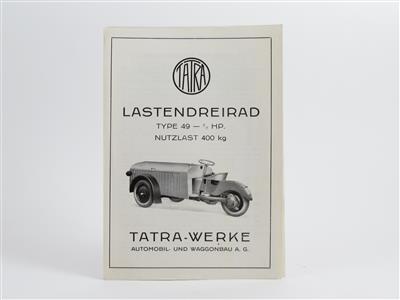 Tatra "Lastendreirad" - Historická motorová vozidla